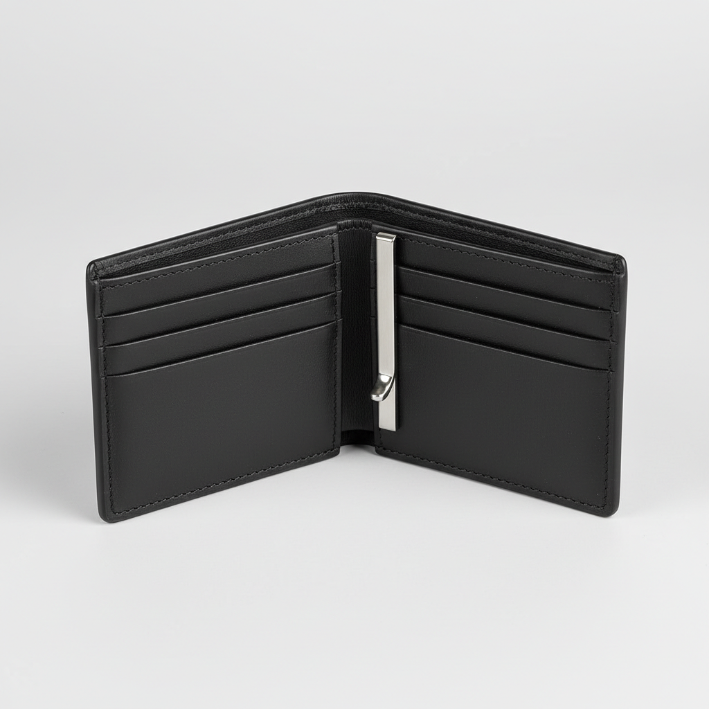 OPPS Mercer Money Clip Wallet - Open