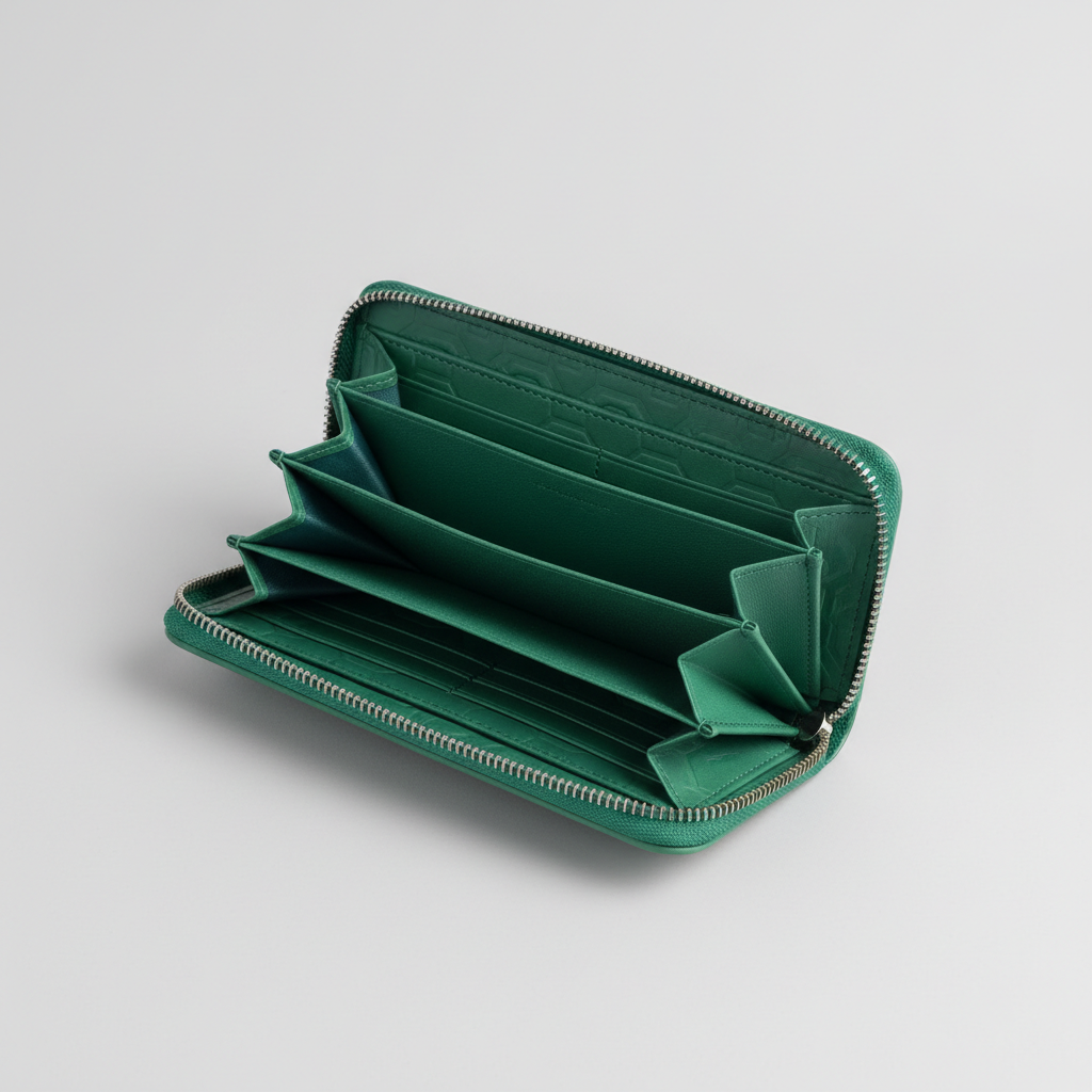 OPPS Noelle Zip Wallet - Open