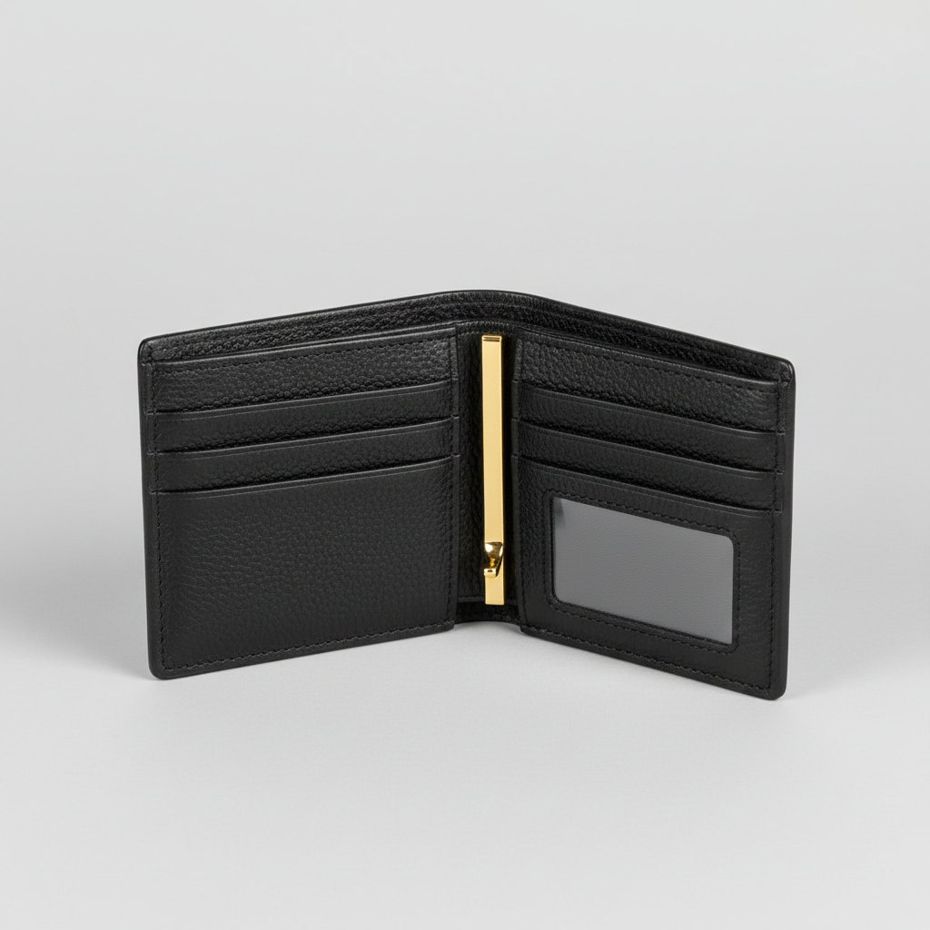 OPPS Yorke Money Clip Wallet - Open